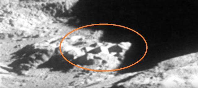 Impresionantes Anomalías y Estructuras UFO Encontradas en Imágenes de la Luna. 