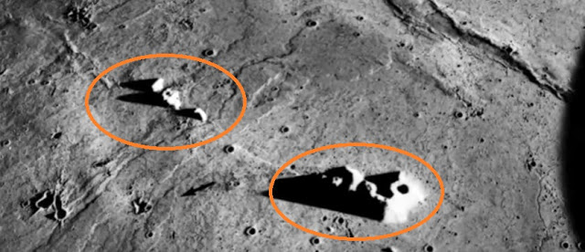 Impresionantes Anomalías y Estructuras UFO Encontradas en Imágenes de la Luna. 