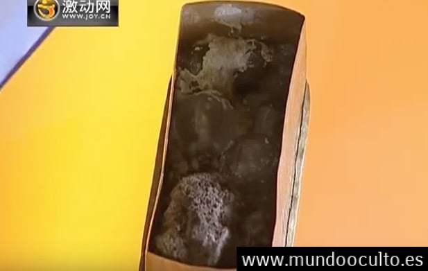 Un cofre hallado en China puede contener un hueso del cráneo de Buda