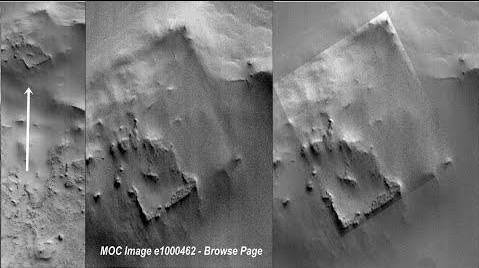 La NASA descubre un "Sitio Arqueológico" en Marte gracias a las fotografías de la sonda MGS