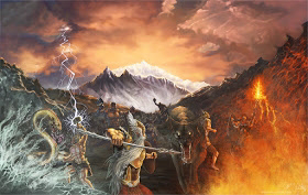 ragnarok batalla de los dioses nordicos contra el mal y el renacimiento del mundo