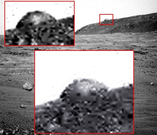 ¿Una cruz en Marte? Fotografía de NASA causa revuelo entre cazadores de anomalías