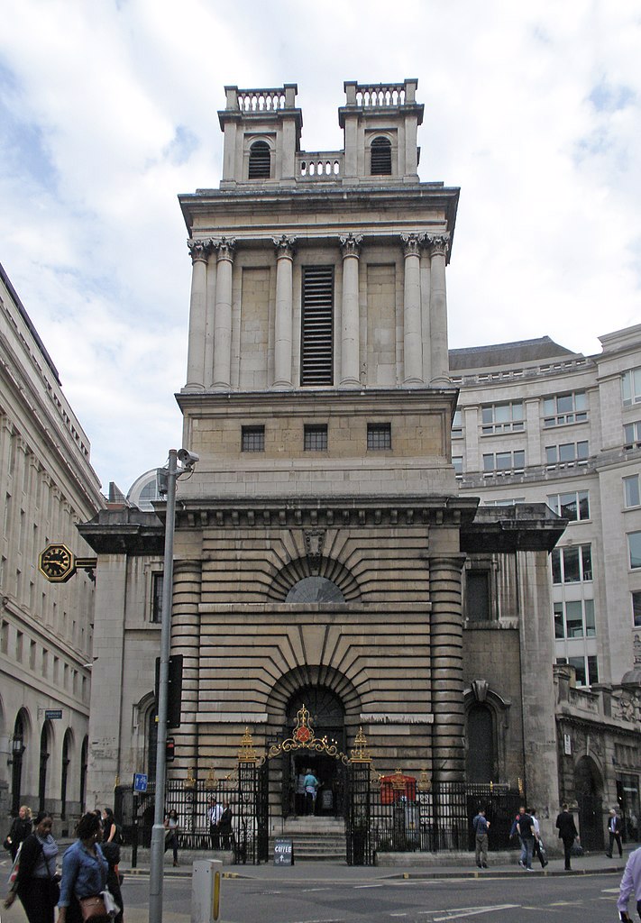 Iglesia de St Mary Woolnoth: ¿podría haber enterrado a la Monja Negra en su cripta?