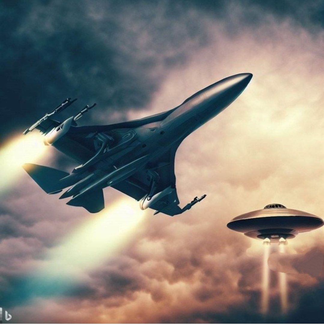 Testigos oculares reportan un “enfrentamiento” entre aviones F 16 y un disco volador elusivo