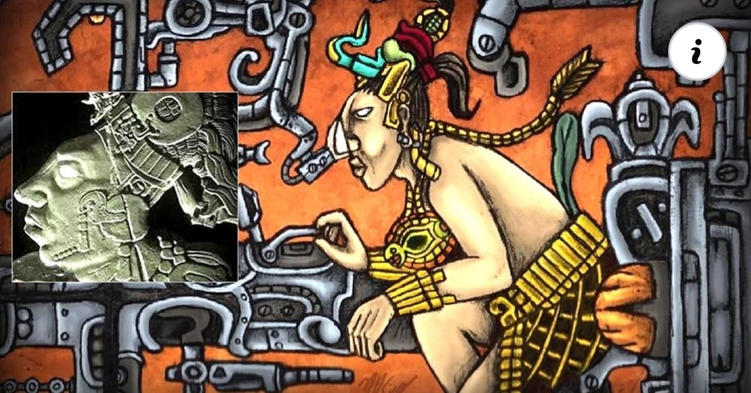 El astronauta de Palenque: el arte «alienígena» maya sobre la lápida de Pakal