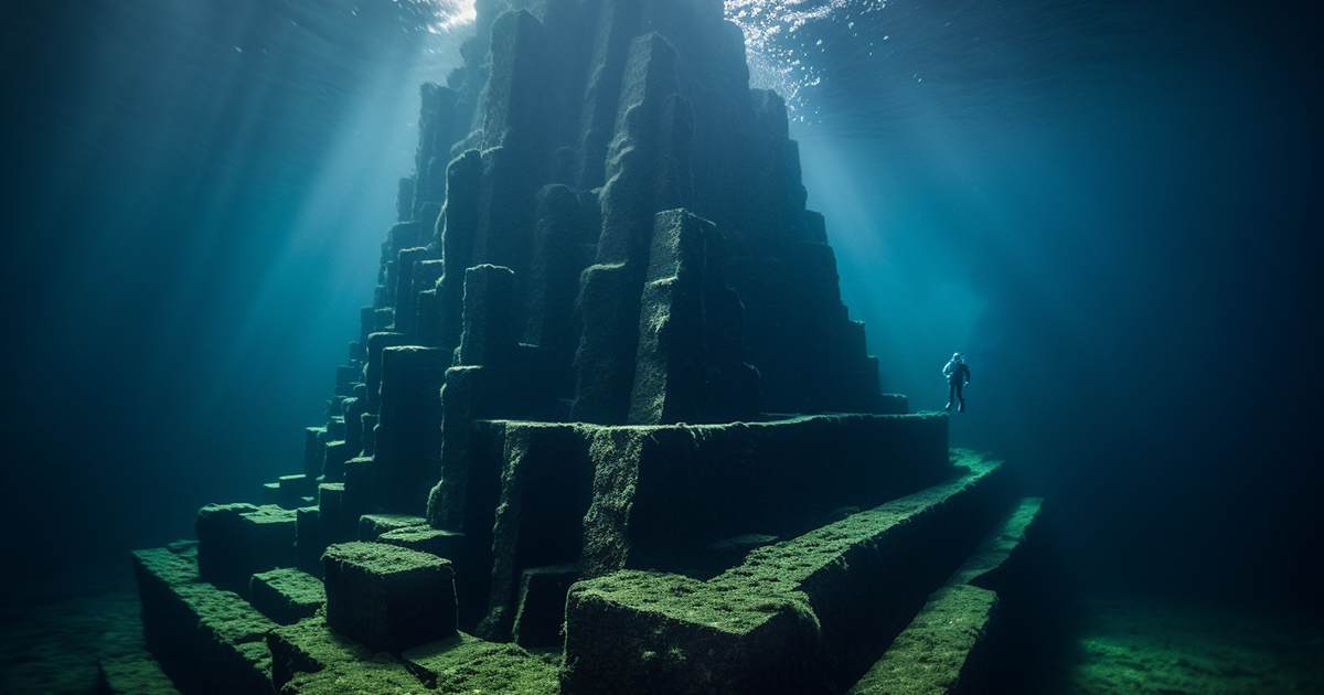 La misteriosa estructura submarina: un vínculo fascinante con la leyenda de Platón